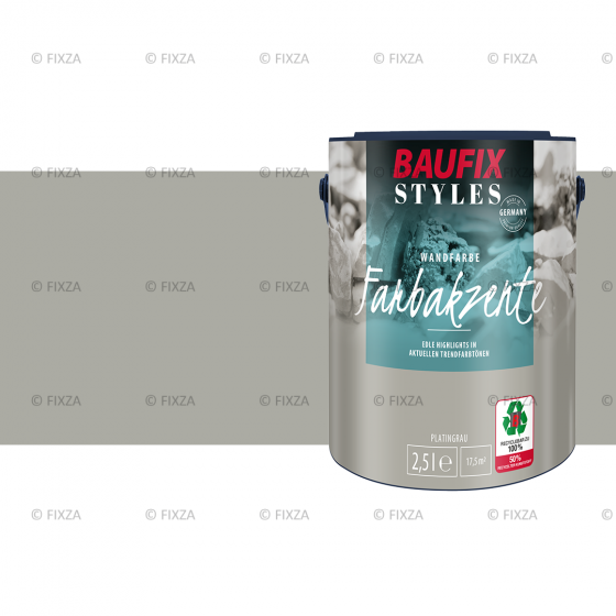 Styles Colour Accents platinagrijs 2,5 Liter