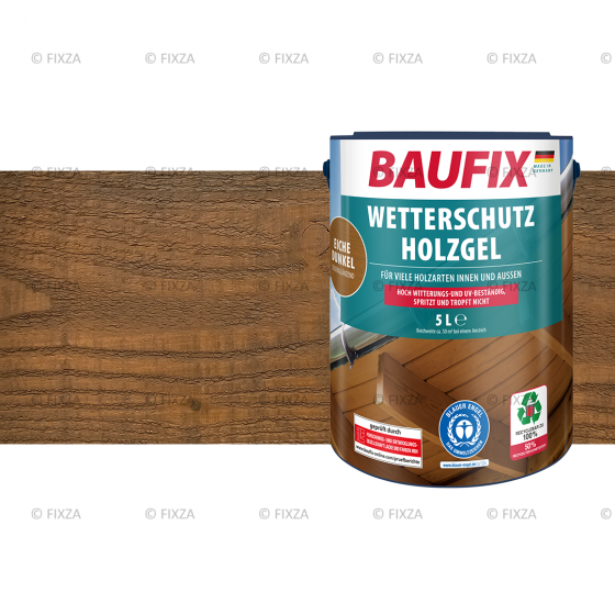 Houtbeschermende Gel- Beits donker eiken 5 Liter