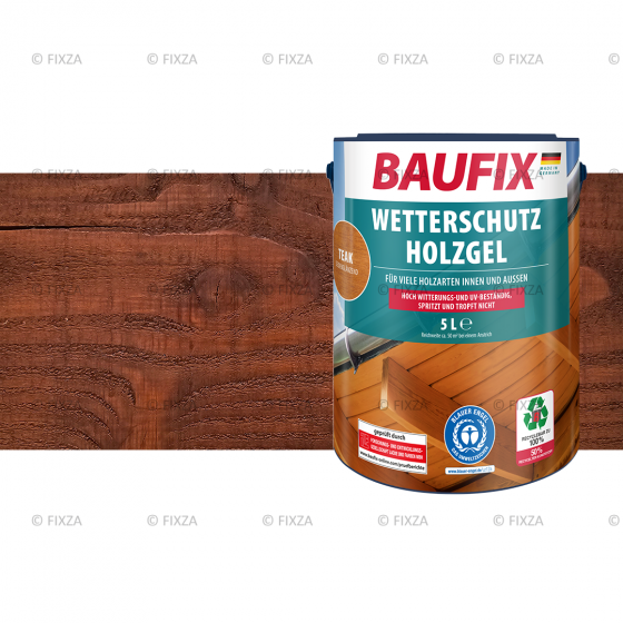 Houtbeschermende Gel- Beits teak 5 Liter