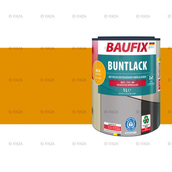 Multi- Lakverf geel 1 Liter