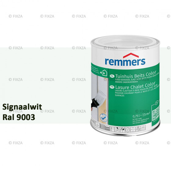 fixza-remmers-tuinhuis-beits-color-ral-9003-signaalwit-0,75liter