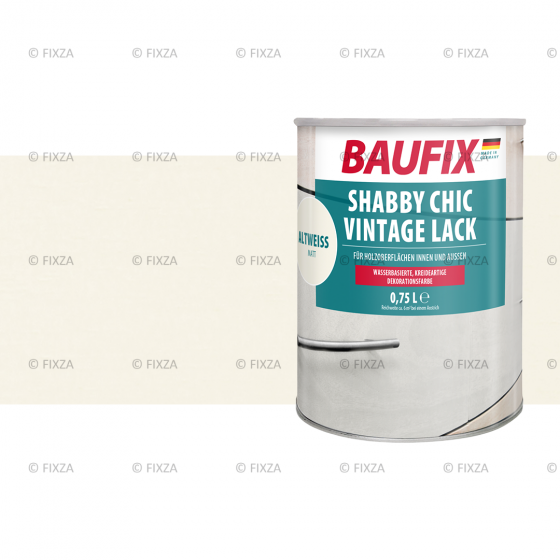 Shabby Chic Vintage lak oud wit 0,75 Liter
