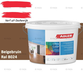 ADLER Aviva Ultra-Color SD – Beigebruin – Premium watergedragen muurverf met Smart-Dry Technology | Strepenvrij, hoge dekking, matte binnenverf voor wanden & plafonds