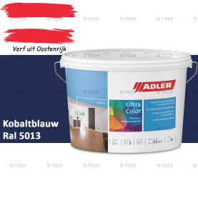 ADLER Aviva Ultra-Color SD – Kobaltblauw – Premium watergedragen muurverf met Smart-Dry Technology | Strepenvrij, hoge dekking, matte binnenverf voor wanden & plafonds