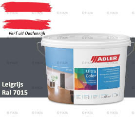 ADLER Aviva Ultra-Color SD – Leigrijs – Premium watergedragen muurverf met Smart-Dry Technology | Strepenvrij, hoge dekking, matte binnenverf voor wanden & plafonds