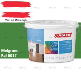 ADLER Aviva Ultra-Color SD – Meigroen – Premium watergedragen muurverf met Smart-Dry Technology | Strepenvrij, hoge dekking, matte binnenverf voor wanden & plafonds