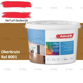 ADLER Aviva Ultra-Color SD – Okerbruin – Premium watergedragen muurverf met Smart-Dry Technology | Strepenvrij, hoge dekking, matte binnenverf voor wanden & plafonds