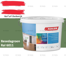 ADLER Aviva Ultra-Color SD – Resedagroen – Premium watergedragen muurverf met Smart-Dry Technology | Strepenvrij, hoge dekking, matte binnenverf voor wanden & plafonds