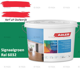 ADLER Aviva Ultra-Color SD – Signaalgroen – Premium watergedragen muurverf met Smart-Dry Technology | Strepenvrij, hoge dekking, matte binnenverf voor wanden & plafonds