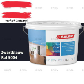 ADLER Aviva Ultra-Color SD – Zwartblauw – Premium watergedragen muurverf met Smart-Dry Technology | Strepenvrij, hoge dekking, matte binnenverf voor wanden & plafonds