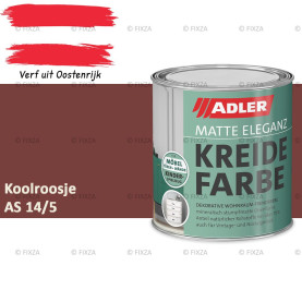 ADLER Vivido Krijtverf – Koolroosje – Matte duurzame verf voor hout, meubels, deuren, metaal & kunststof