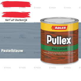 ADLER Pullex 3in1 lazuur – Pastelblauw – Houtbeits met Drievoudige Werking voor Gevel, Schutting en Tuinhout – Grondlaag, Bescherming en Afwerking in Één