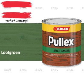 ADLER Pullex 3in1 lazuur – Loofgroen – Houtbeits met Drievoudige Werking voor Gevel, Schutting en Tuinhout – Grondlaag, Bescherming en Afwerking in Één