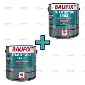 Impregnerende bestratingsverf antraciet grijs voordeelverpakking