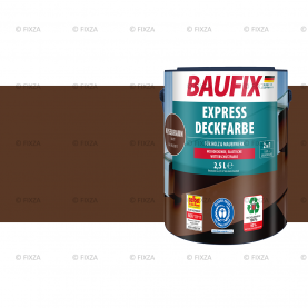 Express Dekkende lakverf notenbruin  2,5 Liter