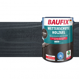 Houtbeschermende Gel- Beits gitzwart 2,5 Liter