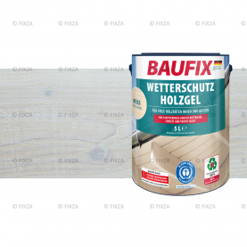 Houtbeschermende Gel- Beits wit 5 Liter