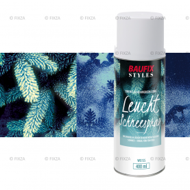 Lichtgevende sneeuwspray