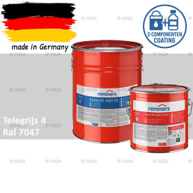 Remmers Epoxy BS 3000 SG – Professionele 2-Componenten Epoxy Vloercoating – RAL 7047 Telegrijs 4