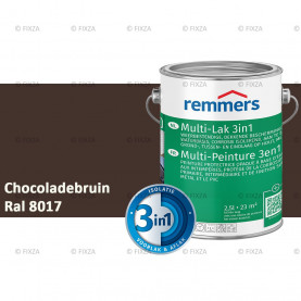 Multi- Lak 3in1 RAL 8017 Chocoladebruin - lakverf voor Hout, Metaal en Kunststof