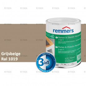 Ramen en Deuren Houtlak 3in1 RAL 1019 Grijsbeige - deuren en kozijnen verf voor buiten
