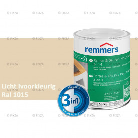 Ramen en Deuren Houtlak 3in1 RAL 1015 Licht Ivoorkleurig - deuren en kozijnen verf voor buiten