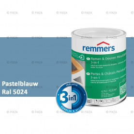Ramen en Deuren Houtlak 3in1RAL 5024 Pastelblauw - deuren en kozijnen verf voor buiten