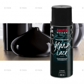 Spuitlak hoogglans zwart