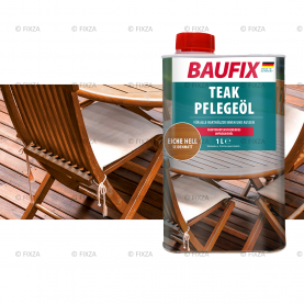 Teak onderhoudsolie licht eiken 1 Liter