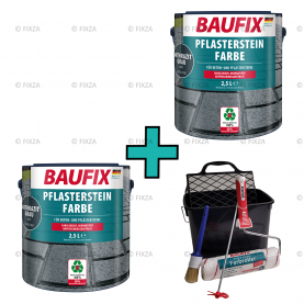 Impregnerende bestratingsverf antraciet grijs + verwerkingse