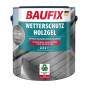 Houtbeschermende Gel- Beits grafietgrijs Metallic 2,5 Liter
