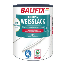 Express Witte lak zijdeglans wit 1 Liter