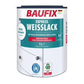 Express Witte lak Zijdemat wit 1 Liter