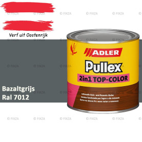 ADLER Pullex 2in1 Top-Color – RAL 7012 Bazaltgrijs – Dekkende Buitenverf & Houtlazuur | Houtbescherming voor Buiten