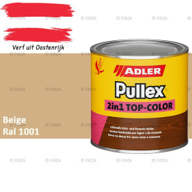 ADLER Pullex 2in1 Top-Color – RAL 1001 Beige – Dekkende Buitenverf & Houtlazuur | Houtbescherming voor Buiten
