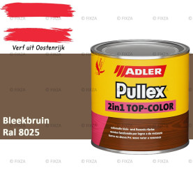 ADLER Pullex 2in1 Top-Color – RAL 8025 Bleekbruin – Dekkende Buitenverf & Houtlazuur | Houtbescherming voor Buiten