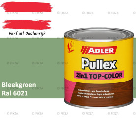 ADLER Pullex 2in1 Top-Color – RAL 6021 Bleekgroen – Dekkende Buitenverf & Houtlazuur | Houtbescherming voor Buiten