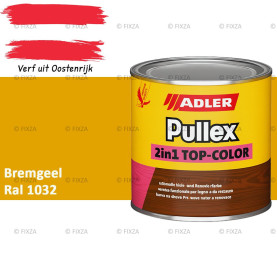 ADLER Pullex 2in1 Top-Color – RAL 1032 Bremgeel – Dekkende Buitenverf & Houtlazuur | Houtbescherming voor Buiten