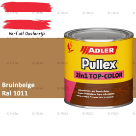 ADLER Pullex 2in1 Top-Color – RAL 1011 Bruinbeige – Dekkende Buitenverf & Houtlazuur | Houtbescherming voor Buiten