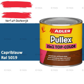 ADLER Pullex 2in1 Top-Color – RAL 5019 Capriblauw – Dekkende Buitenverf & Houtlazuur | Houtbescherming voor Buiten