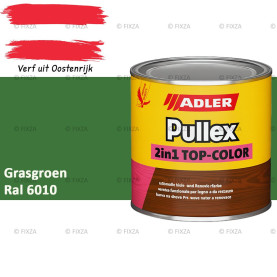 ADLER Pullex 2in1 Top-Color – RAL 6010 Grasgroen – Dekkende Buitenverf & Houtlazuur | Houtbescherming voor Buiten