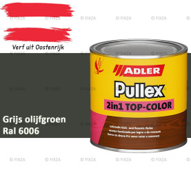 ADLER Pullex 2in1 Top-Color – RAL 6006 Grijs olijfgroen – Dekkende Buitenverf & Houtlazuur | Houtbescherming voor Buiten