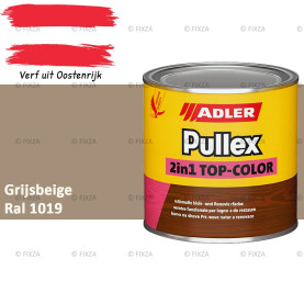 ADLER Pullex 2in1 Top-Color – RAL 1019 Grijsbeige – Dekkende Buitenverf & Houtlazuur | Houtbescherming voor Buiten