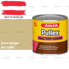 ADLER Pullex 2in1 Top-Color – RAL 1000 Groenbeige – Dekkende Buitenverf & Houtlazuur | Houtbescherming voor Buiten