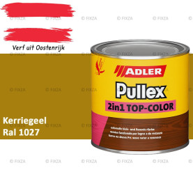 ADLER Pullex 2in1 Top-Color – RAL 1027 Kerriegeel – Dekkende Buitenverf & Houtlazuur | Houtbescherming voor Buiten