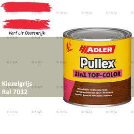ADLER Pullex 2in1 Top-Color – RAL 7032 Kiezelgrijs – Dekkende Buitenverf & Houtlazuur | Houtbescherming voor Buiten