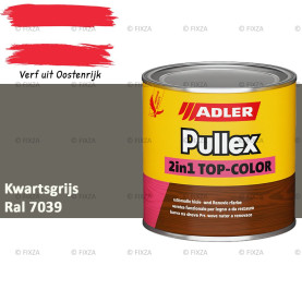 ADLER Pullex 2in1 Top-Color – RAL 7039 Kwartsgrijs – Dekkende Buitenverf & Houtlazuur | Houtbescherming voor Buiten