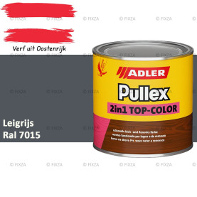 ADLER Pullex 2in1 Top-Color – RAL 7015 Leigrijs – Dekkende Buitenverf & Houtlazuur | Houtbescherming voor Buiten