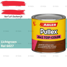 ADLER Pullex 2in1 Top-Color – RAL 6027 Lichtgroen – Dekkende Buitenverf & Houtlazuur | Houtbescherming voor Buiten