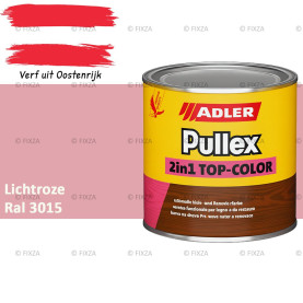 ADLER Pullex 2in1 Top-Color – RAL 3015 Lichtroze – Dekkende Buitenverf & Houtlazuur | Houtbescherming voor Buiten